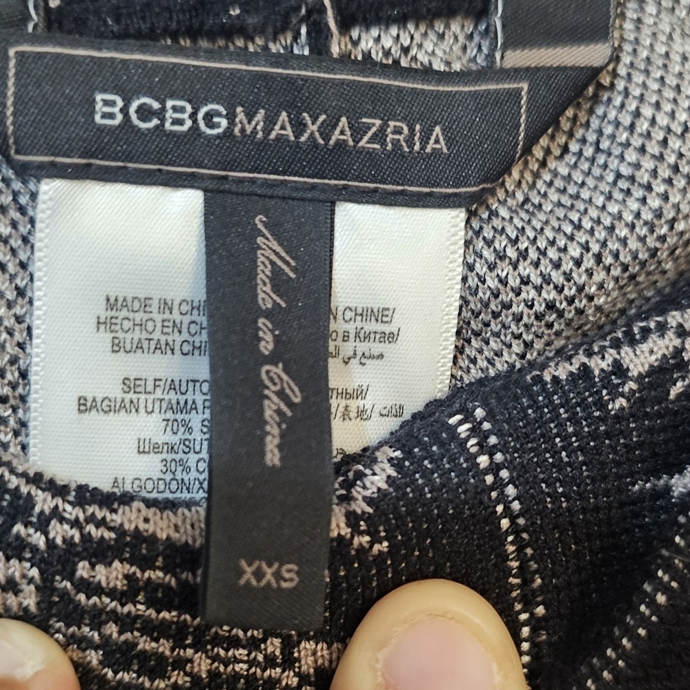 BCBGMAXAZRIA Alder Style 70%Silk Cotton Blend Leggings Size XXS - Picture 5 of 9
